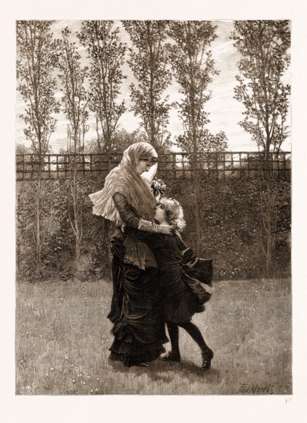 "MAMMA'S BIRTHDAY", FROM THE PAINTING BY P.R. MORRIS, A.R.A., EXHIBITED AT MCLEAN'S GALLERY, 1881