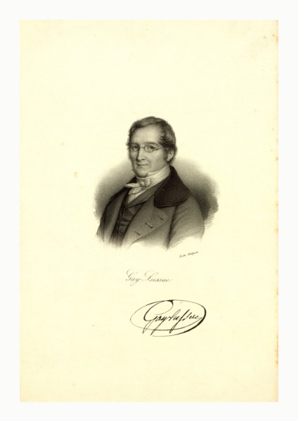Gay-Lussac,  litho by Delpech.