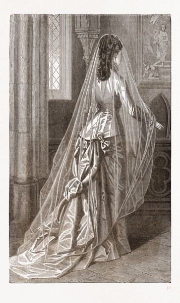 BRIDAL TOILETTE, 19th CENTURY  FASHION