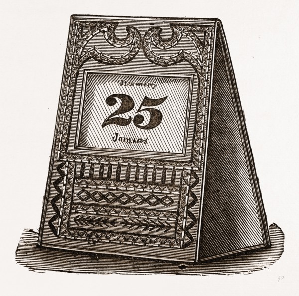 ORNAMENTAL ALMANAC, 19th Century
