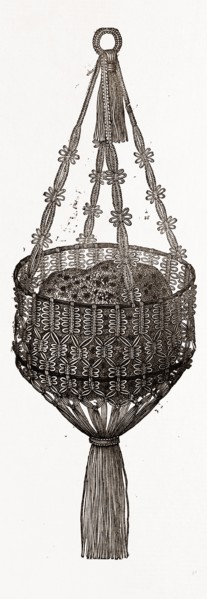 SPONGE-BAG, 19th century Fashion