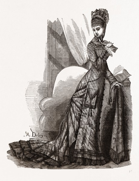 VISITING TOILETTE, 19th CENTURY FASHION