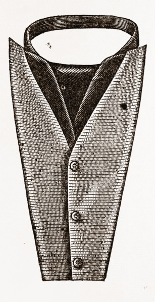 CRAVAT FOR GENTLEMAN, 19th CENTURY FASHION