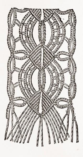INSERTION FOR UNDERLINEN, NEEDLEWORK, 19th CENTURY EMBROIDERY