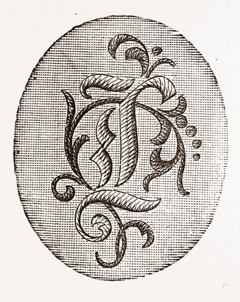 2 3 INITIAL FOR UNDERLINEN, NEEDLEWORK, 19th CENTURY EMBROIDERY