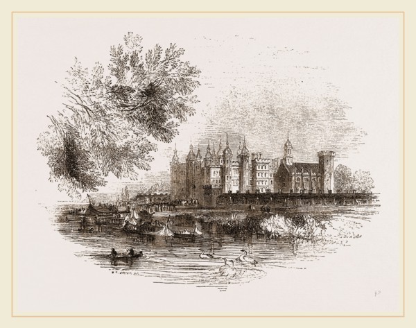 Richmond Palace in the olden time, London UK