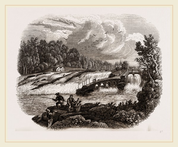 Coleraine Salmon-leap on the Bann, Northern Ireland