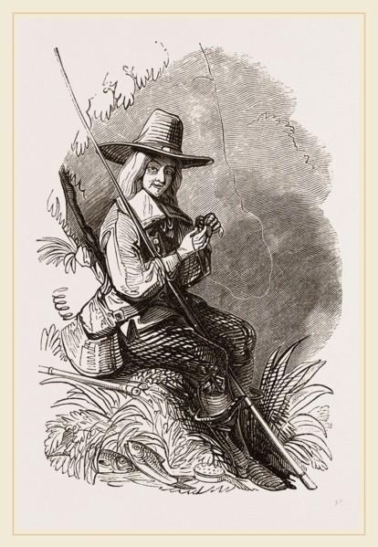 Izaak Walton, 1594-1683, english writer and author of The Compleat Angler