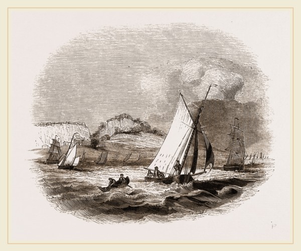Sprat-fishing in the Thames off Purtleet, UK