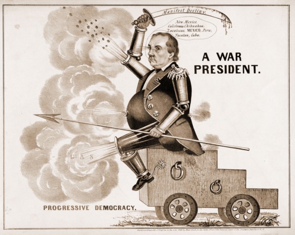 A war president. Progressive democracy; N. Currier (Firm),; [New York : N. Currier], c1848.; 1