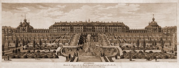 Peterhoff. Maison de plaisance de Sa Majeste Imperiale de toutes le Russie &c.; [no date recorded