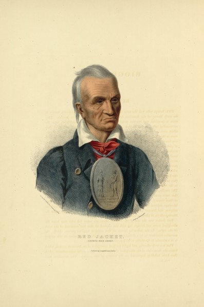 Red Jacket. Seneca war chief / on stone by Corbould from a painting by C.B. King ; printed by C.