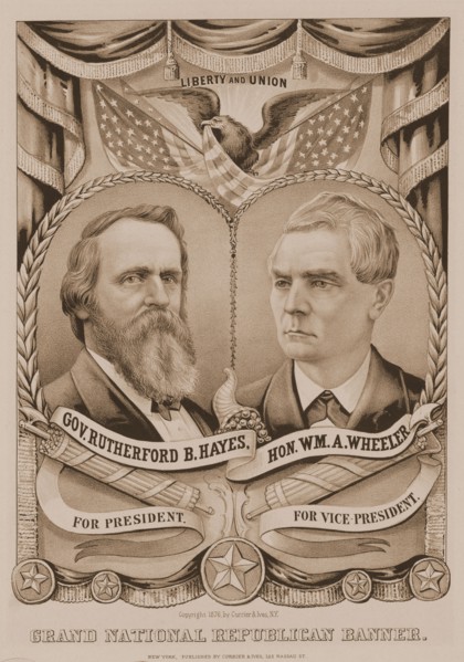 Grand National Republican banner; Currier & Ives.,; New York : Published by Currier & Ives, c1876.;