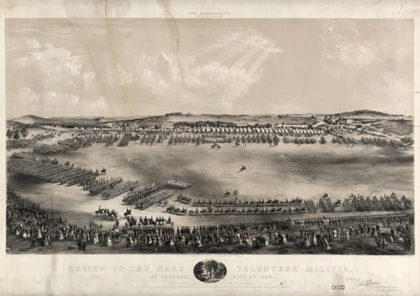 Review of the Mass. volunteer militia, at Concord, Sept. 9, 1859, by his excellency (commander in