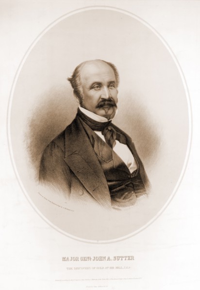 Major Genl. John A. Sutter / drawn on stone from daguer[r]eotype by A. Morhart N.Y.; N[ew] Y[ork] :