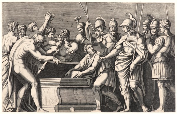 Marcantonio Raimondi (Italian, ca. 1470/1482-1527/1534) after Raphael (Italian, 1483 - 1520).