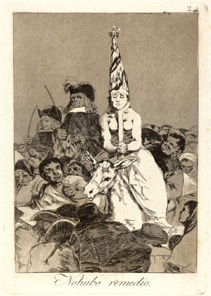 Francisco de Goya (Spanish, 1746-1828). Nohubo remedio. (Nothing could be done about it.),