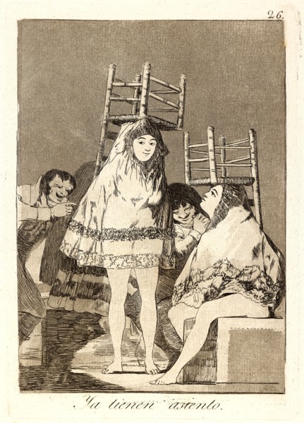 Francisco de Goya (Spanish, 1746-1828). Ya tienen asiento. (They've already got a seat.), 1796-1797