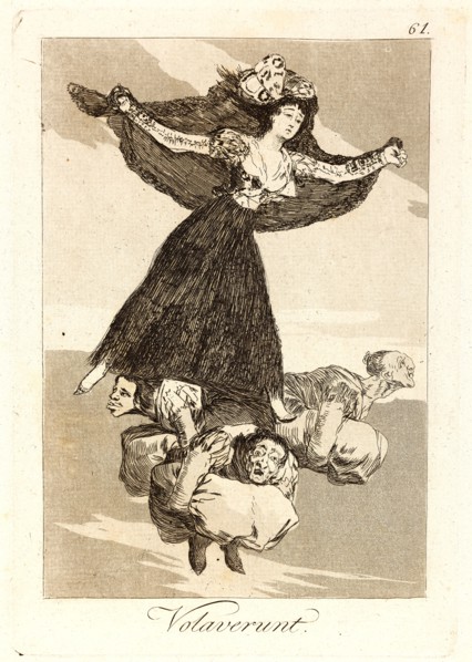 Francisco de Goya (Spanish, 1746-1828). Volaverunt. (They have flown.), 1796-1797. From Los