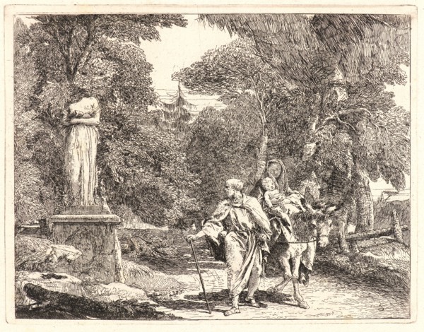 Giovanni Domenico Tiepolo (Italian, 1727 - 1804). The Episode of the Falling Idol, 1750-1753. From