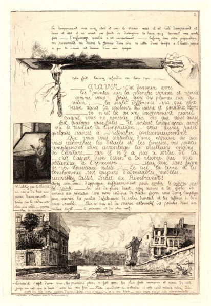 Adolphe Martial Potémont (French, 1828 - 1883). Letter on the Elements of Etching (Lettre sur les