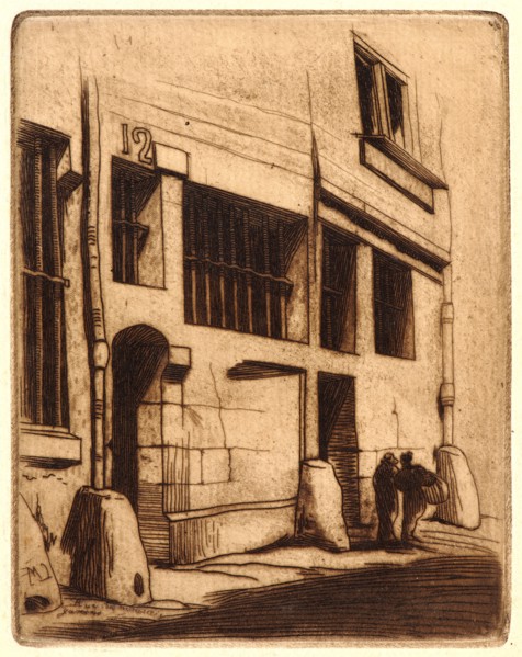 Edmond Gosselin (French, 19th century) after Charles Meryon (French, 1821 - 1868). Rue de Mauvais