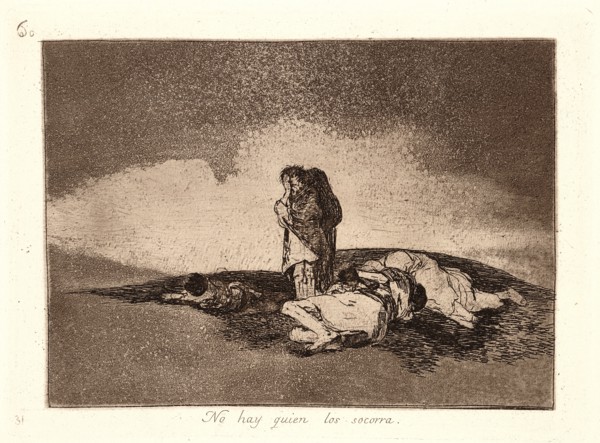Francisco de Goya (Spanish, 1746-1828). There Is No One to Help Them (No Hay Quien los Socorra),