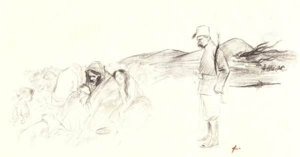 Jean Louis Forain (French, 1852 - 1931). In Greece (En GrÃ¨ce). Lithograph. Only state.