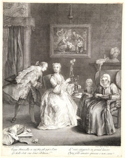 Charles Joseph Flipart (French, 1721-1797) after Pietro Longhi (Italian, ca. 1701 - 1785). The
