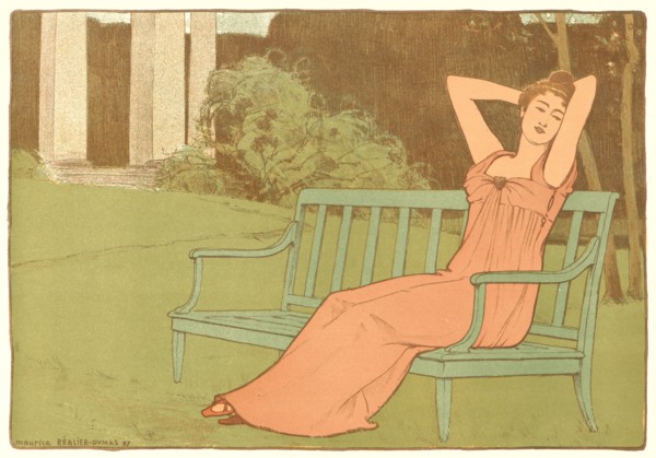 Maurice Réalier-Dumas (French, 1860 - 1928). Corinne, 1897. Lithograph on wove paper. Sheet: 405 mm
