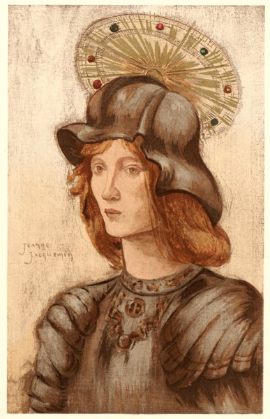 Jeanne Jacquemin (French, active 1845-1868). Saint Georges, ca. 1898. Collotype after a watercolor