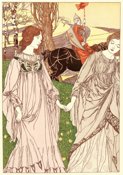 Robert Engels (French, born 1866). The Passer-By (Le Passant), ca. 1898. Color lithograph on wove