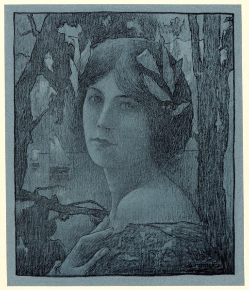 Henri Jules Guinier (French, 1867 - 1927). Nuit douce, ca. 1899. Collotype on wove paper. Sheet: