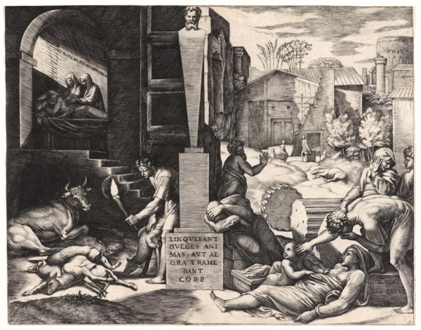 Marcantonio Raimondi (Italian, ca. 1470/1482 - 1527/1534) after Raphael (Italian, 1483 - 1520). The