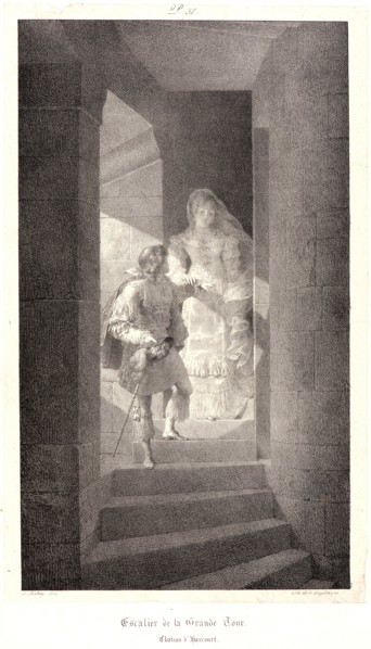 Jean Baptiste Isabey (French, 1767 - 1855). Staircase of the Great Tower (Escalier de la Grande