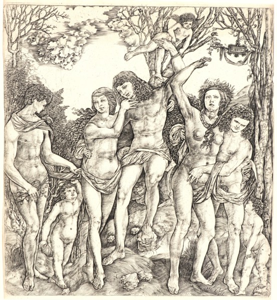 Cristofano Robetta (Italian, 1462 - ca. 1535). An Allegory of the Power of Love, after 1500.
