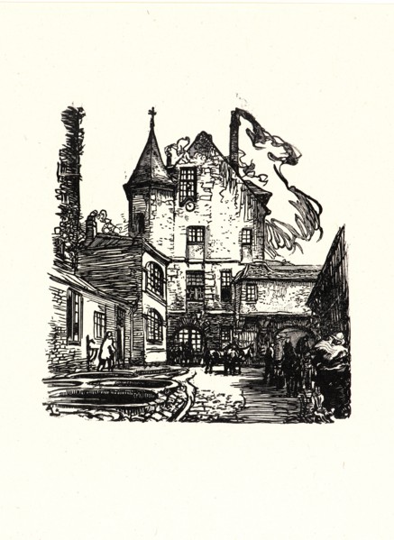 Auguste Louis LepÃ¨re (French, 1849 - 1918). Image from â€úLa BiÃ¨vre, Les Gobelins,
