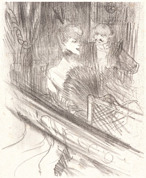 Henri de Toulouse-Lautrec (French, 1864 - 1901). Le Baron MoÂ¨ise-Laloge, 1898. From Au pied du