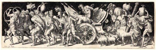 Etienne Delaune (aka Ãâtienne Delaune) (French, ca. 1519 - 1583). Triumphal March (Marche
