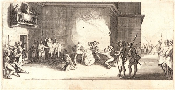 Jacques Callot (French, 1592 - 1635). The Crowning with Thorns (Le couronnement d'épines), 1618.