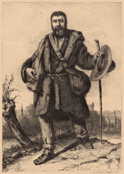 Courbet, L'apôtre Jean Journet