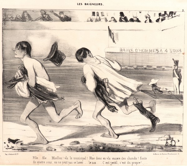 Honoré Daumier (French, 1808 - 1879). File...Moellon! via le municipal!..., 1839. From Les