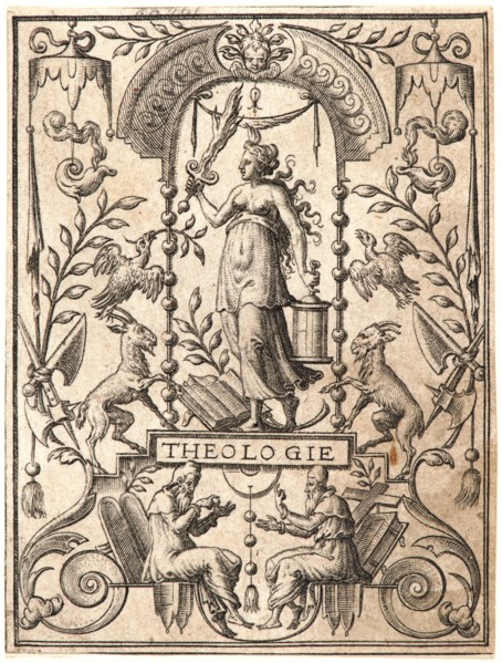 Etienne Delaune (aka Ãâtienne Delaune) (French, ca. 1519-1583). Theology (La Théologie), 16th