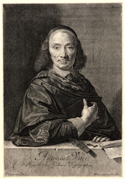 Jean Morin (French, ca. 1590 - 1650). Antonius Vitré, 17th century. Etching and engraving. Second