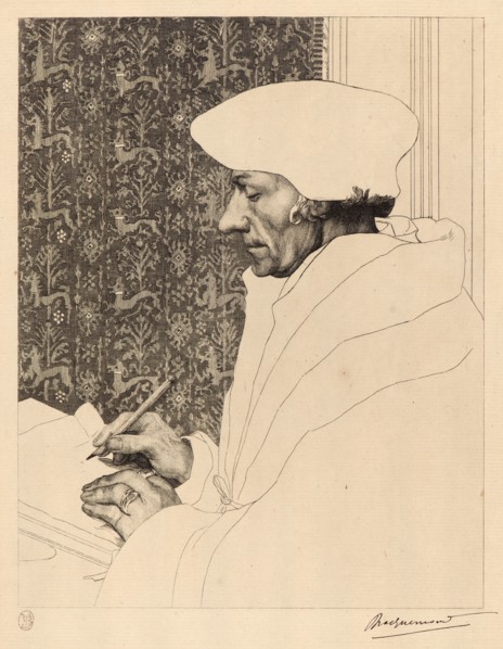 Félix Bracquemond (French, 1833 - 1914) after Hans Holbein the Younger (German, 1497/1498 - 1543).