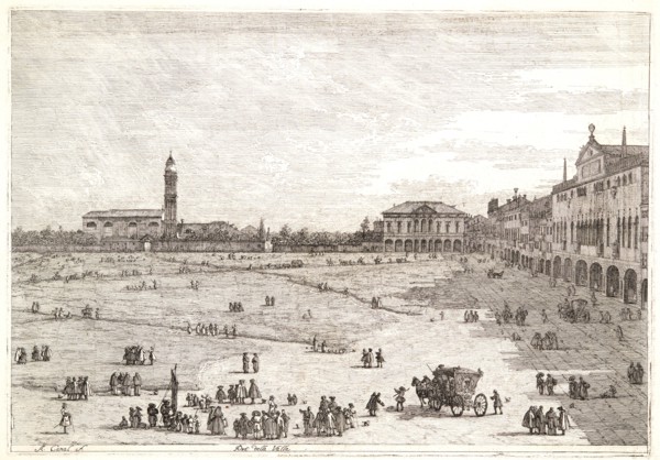 Canaletto (aka Antonio Canale) (Italian, 1697 - 1768). Padua, PrÃ  Della Valle (PrÃ  Della Valle Ã
