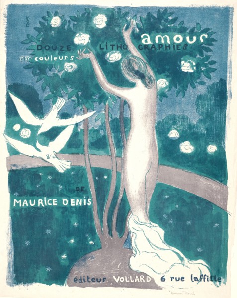 Maurice Denis (French, 1870 - 1943). Love (Amour), 1892-1899. Lithograph printed in three colors