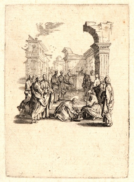 Jacques Callot (French, 1592 - 1635). Christ Washing the Apostles' Feet (Le lavement des pieds),