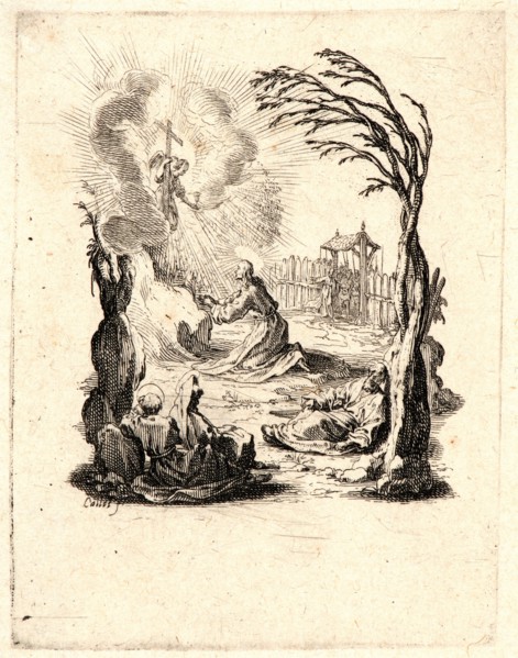 Jacques Callot (French, 1592 - 1635). Christ in the Garden of Olives (Jésus au jardin des