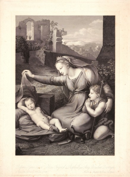 Auguste Gaspard Louis Desnoyers (French, 1779 - 1857) after Raphael (Italian, 1483 - 1520). Madonna